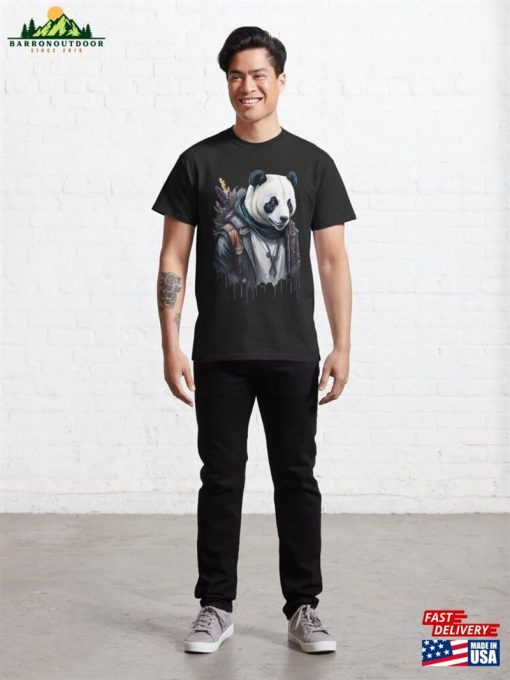 Big Musician Rapper Panda Artwork Classic T-Shirt