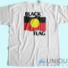 Black Flag X Aboriginal Flag T shirt Unisex Custom Tee Shirt Printing