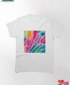 Blurred Abstract Tie Dye Multicolor Classic T-Shirt Unisex Sweatshirt
