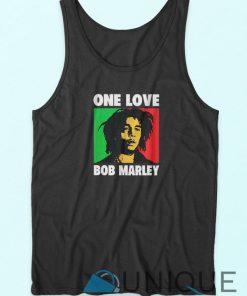 Bob Marley One Love Tank Top Unique Design Graphic Tank Top