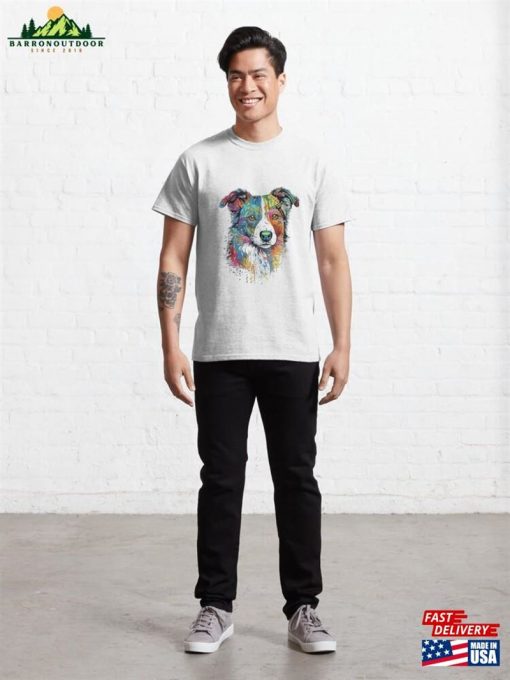 Border Collie Dreamscape Whimsical Surreal Art Classic T-Shirt Hoodie