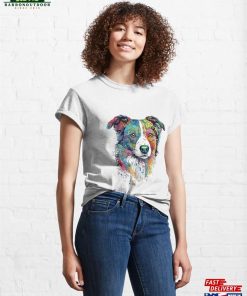 Border Collie Dreamscape Whimsical Surreal Art Classic T-Shirt Hoodie 7 Border Collie Dreamscape Whimsical Surreal Art Classic T Shirt Hoodie 4 1