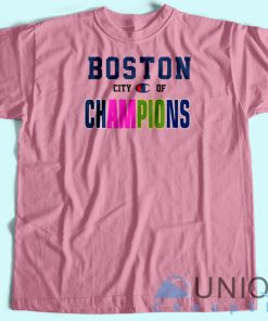 Boston City of Champions T shirt Unisex Custom Tee Shirt Printing 3