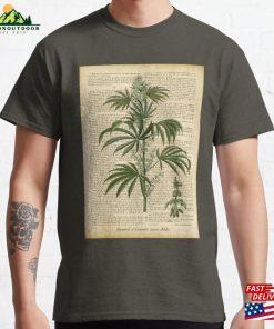 Botanical Print On Old Book Page Sweatshirt T-Shirt