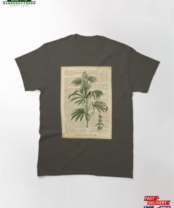 Botanical Print On Old Book Page Sweatshirt T-Shirt