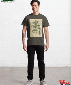 Botanical Print On Old Book Page Sweatshirt T Shirt 4