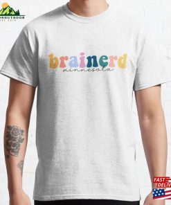Brainerd Minnesota Groovy Rainbow Pastel Lettering Classic T-Shirt Unisex Brainerd Minnesota Groovy Rainbow Pastel Lettering Classic T-Shirt Unisex