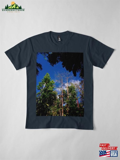 Bright And Blue Afternoon Sky Premium T-Shirt Classic