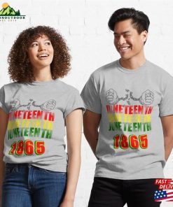 Broken Chains Juneteenth Holiday T Shirt Classic T-Shirt Hoodie Broken Chains Juneteenth Holiday T Shirt Classic T-Shirt Hoodie