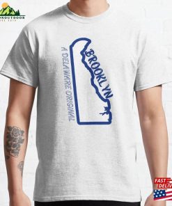 Brooklyn A Delaware Original With Outline Of Classic T-Shirt Hoodie