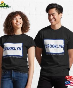Brooklyn A North Dakota Original With Outline Of Classic T Shirt Hoodie Unisex 3