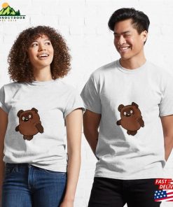 Brown Bear Cartoon Classic T-Shirt Unisex