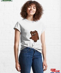Brown Bear Cartoon Classic T-Shirt Unisex 3 Brown Bear Cartoon Classic T Shirt Unisex 4