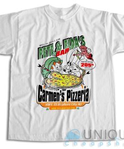 Buy! Pete and Elda’s Bar Carmen’s Pizzeria T-Shirt Size S-3XL