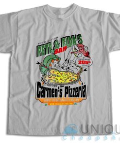 Buy! Pete and Elda’s Bar Carmen’s Pizzeria T-Shirt Size S-3XL