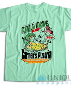 Buy! Pete and Eldas Bar Carmens Pizzeria T Shirt Size S 3XL 3