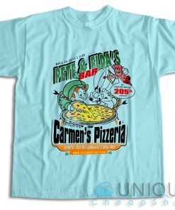 Buy! Pete and Eldas Bar Carmens Pizzeria T Shirt Size S 3XL 4