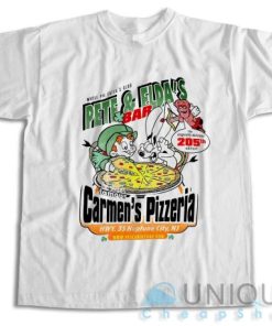 Buy! Pete and Eldas Bar Carmens Pizzeria T Shirt Size S 3XL 7