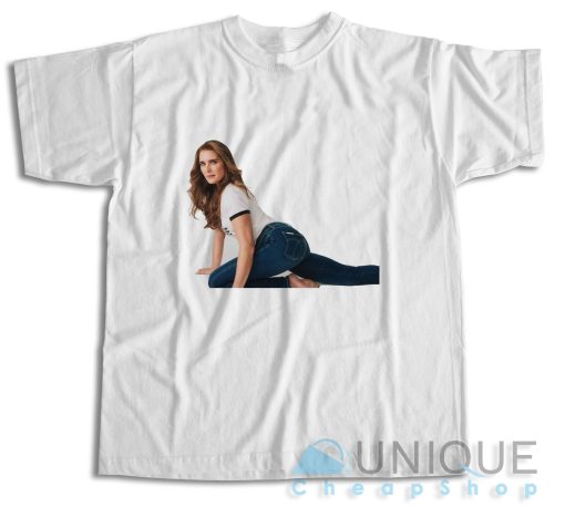 Buy Now! Brooke Shields Modeling Denim T-Shirt Size S-3XL