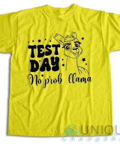 Buy Now! Test Day No Prob Llama T-Shirt Size S-3XL