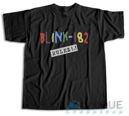 Buy Now ! Blink-182 Rulez T-Shirt Size S-3XL