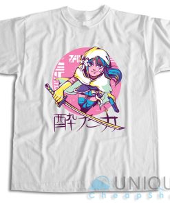 Buy Now ! Cyberpunk Anime Girl T-Shirt Size S-3XL