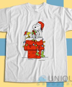 Buy Woodstock Christmas T-Shirt Size S-3XL