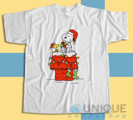 Buy Woodstock Christmas T-Shirt Size S-3XL