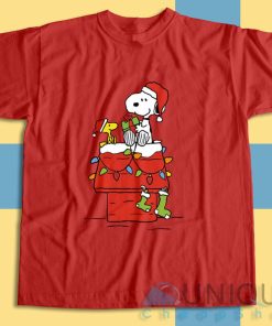 Buy Woodstock Christmas T-Shirt Size S-3XL
