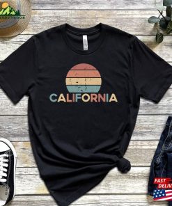 California Retro Sunset Shirt Vintage Unisex T-Shirt Sweatshirt Classic