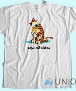 Calvin and Hobbes Big Hugs T-Shirt Unisex Custom Tee Shirt Printing