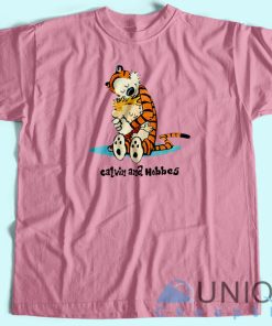 Calvin and Hobbes Big Hugs T-Shirt Unisex Custom Tee Shirt Printing