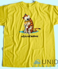 Calvin and Hobbes Big Hugs T Shirt Unisex Custom Tee Shirt Printing 3