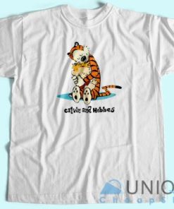 Calvin and Hobbes Big Hugs T Shirt Unisex Custom Tee Shirt Printing 4