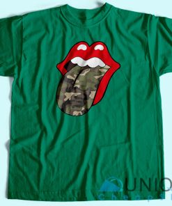 Camo Lips T-Shirt Unisex Custom Tee Shirt Printing