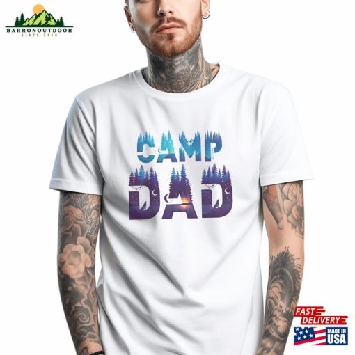 Camping Dad T-Shirt Life Shirt Gift For Classic Sweatshirt