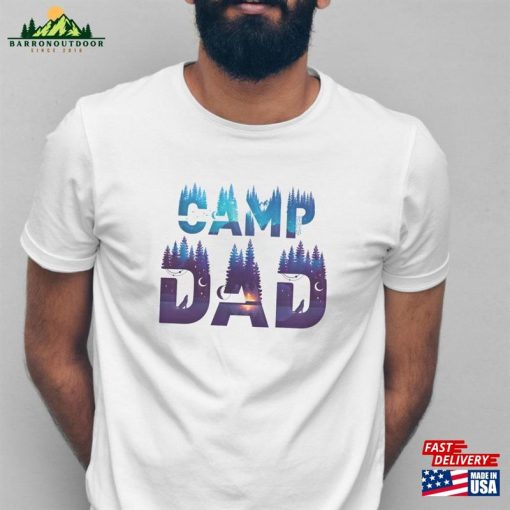 Camping Dad T-Shirt Life Shirt Gift For Unisex Classic