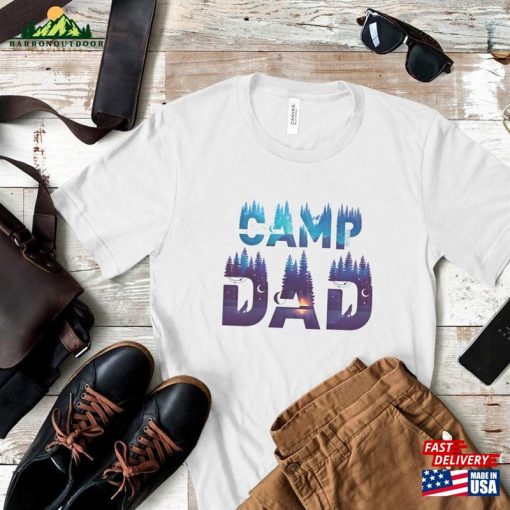 Camping Dad T-Shirt Life Shirt Gift For Unisex Classic