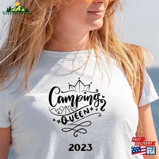 Camping Queen 2023 Shirt Summer Shirts Mountain T-Shirt Sweatshirt Unisex