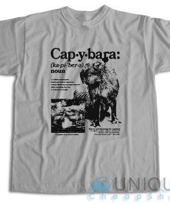 Capybara Noun Defined T Shirt Size S 3XL Unique Cheap Shop 3