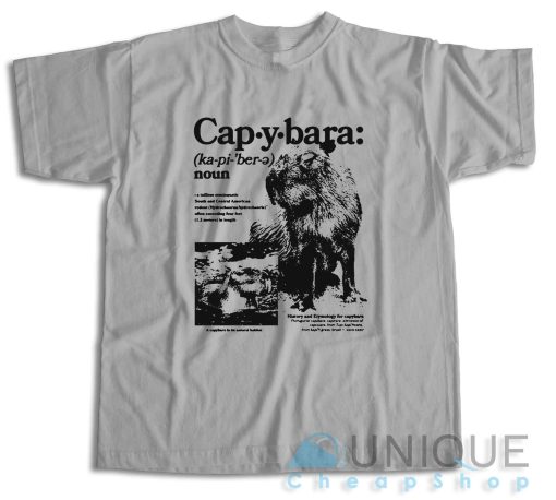 Capybara Noun Defined T-Shirt