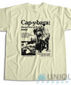 Capybara Noun Defined T Shirt Size S 3XL Unique Cheap Shop 4