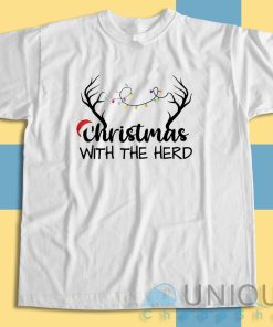 Check out our Christmas With The Herd T-Shirt Size S-3XL