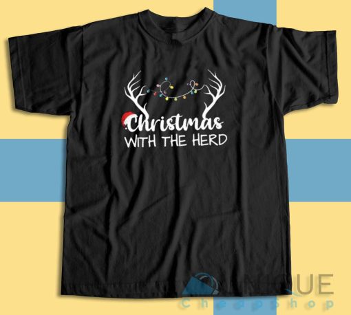 Check out our Christmas With The Herd T-Shirt Size S-3XL