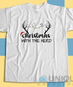 Check out our Christmas With The Herd T Shirt Size S 3XL 3