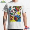 Cheerful Squirrel And Her Friends Are Walking On The Shore Of Lake Classic T-Shirt