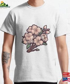 Cherry Blossom Flower Floral Hand Drawn Cartoon Classic T-Shirt Hoodie Sweatshirt Cherry Blossom Flower Floral Hand Drawn Cartoon Classic T-Shirt Hoodie Sweatshirt