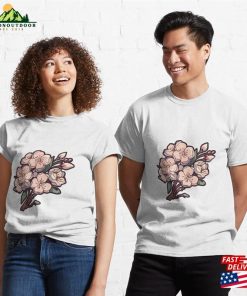 Cherry Blossom Flower Floral Hand Drawn Cartoon Classic T-Shirt Hoodie Sweatshirt 2 Cherry Blossom Flower Floral Hand Drawn Cartoon Classic T Shirt Hoodie Sweatshirt 3