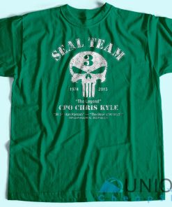 Chris Kyle Seal Team T-Shirt  American Sniper T-Shirt Printing Size S-3XL
