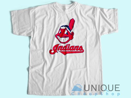 Cleveland Indians Logo T-Shirt Unisex Tee Shirt Printing Size S-3XL